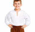 Camisa Medieval blanca para niño
