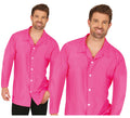 Camisa neón rosa adulto