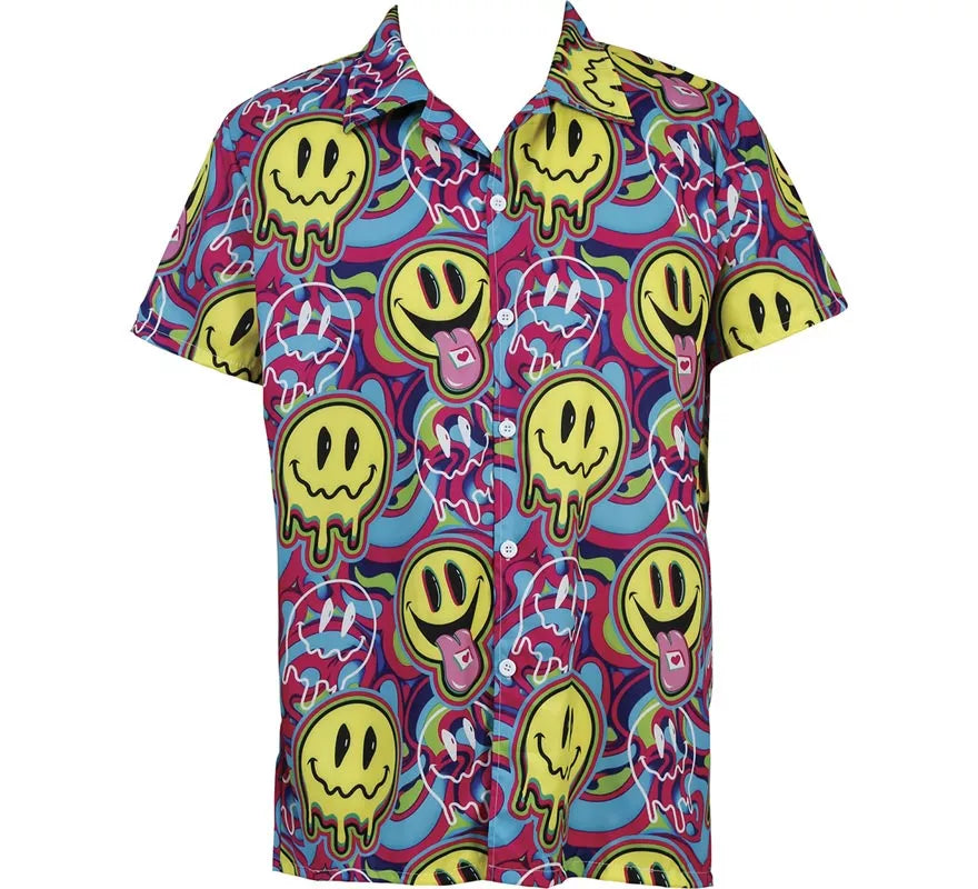Translation missing: en.Camisa Psicodélica Smile para hombre