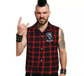 Camisa Punk a cuadros para hombre