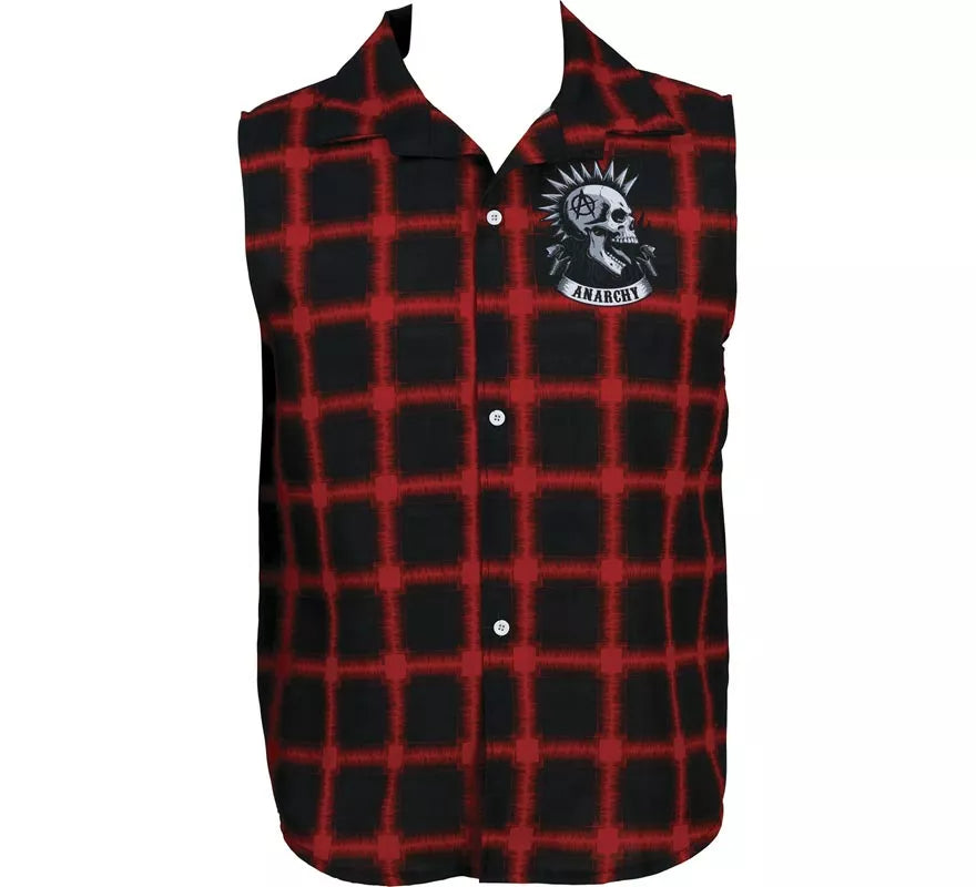 Translation missing: pt-PT.Camisa Punk a cuadros para hombre