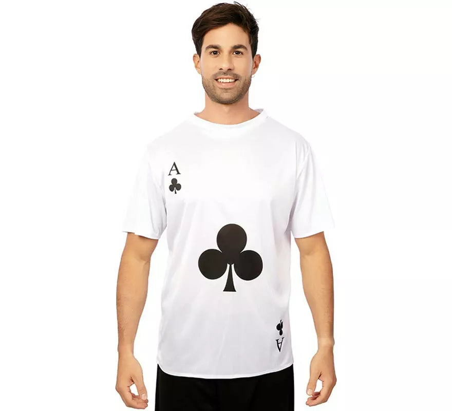 Translation missing: en.Camiseta blanca As de Trébol adulto