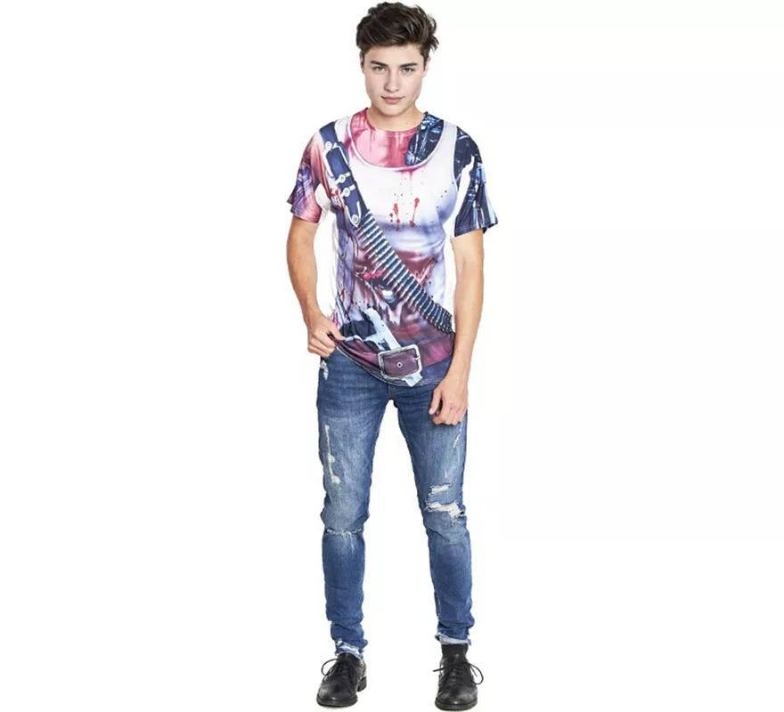 Translation missing: en.Camiseta con estampado Halloween para hombre