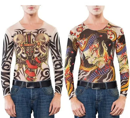 Camiseta con Tatuajes 2 modelos surtidos