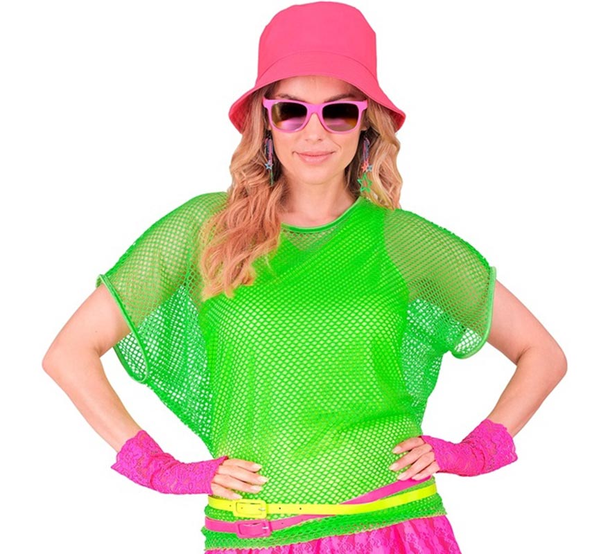 Translation missing: en.Camiseta de Malla verde neón para mujer