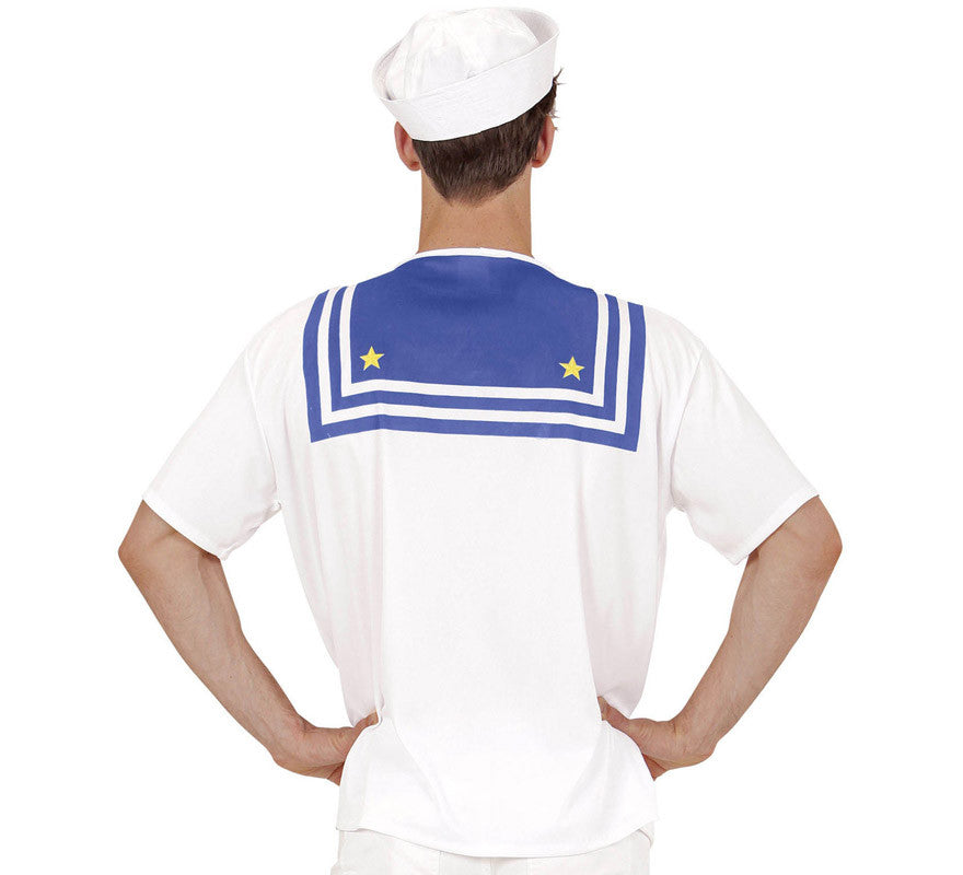 Translation missing: en.Camiseta de Marinero Blanco con Ancla para hombre