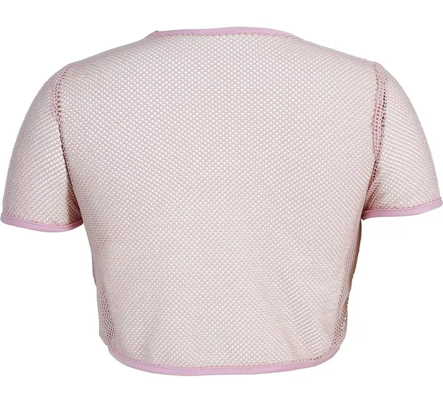 Translation missing: en.Camiseta de Rejilla Acid Smile rosa para mujer