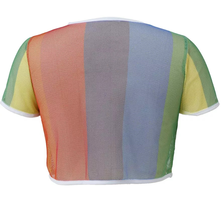 Translation missing: en.Camiseta de Rejilla Arcoíris para mujer