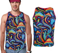 Camiseta de Tirantes Psicodélica Setas para hombre