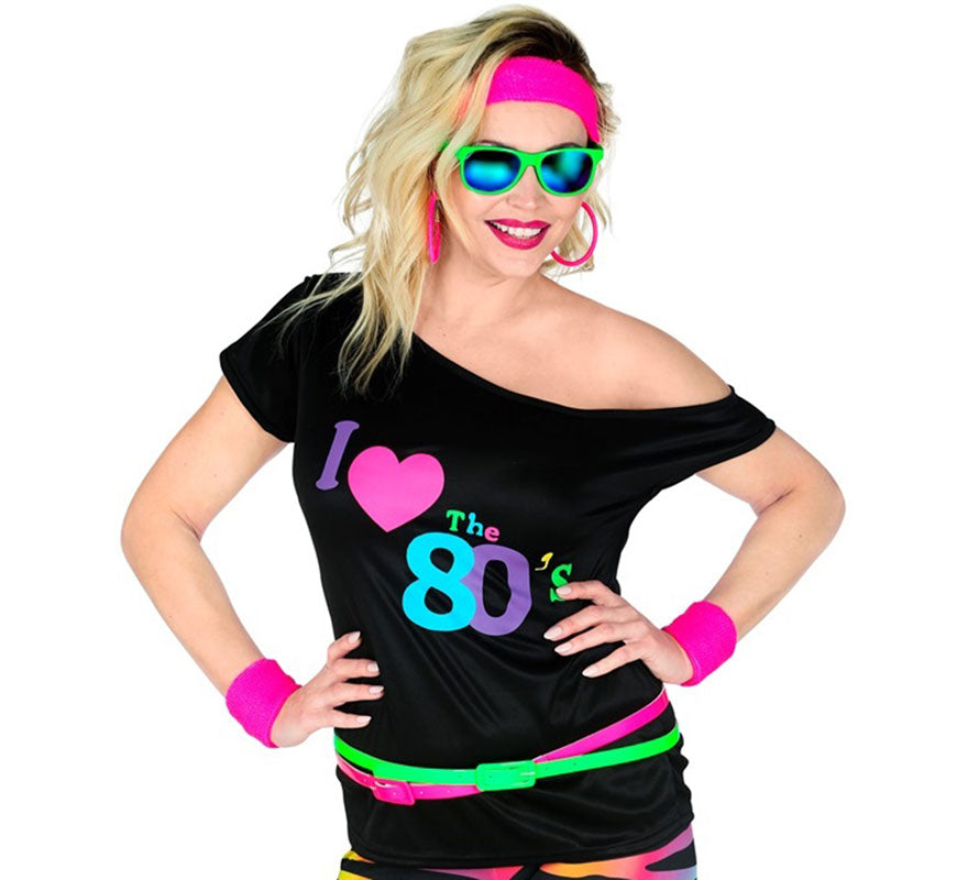 Camiseta Disco Años 80 para mujer