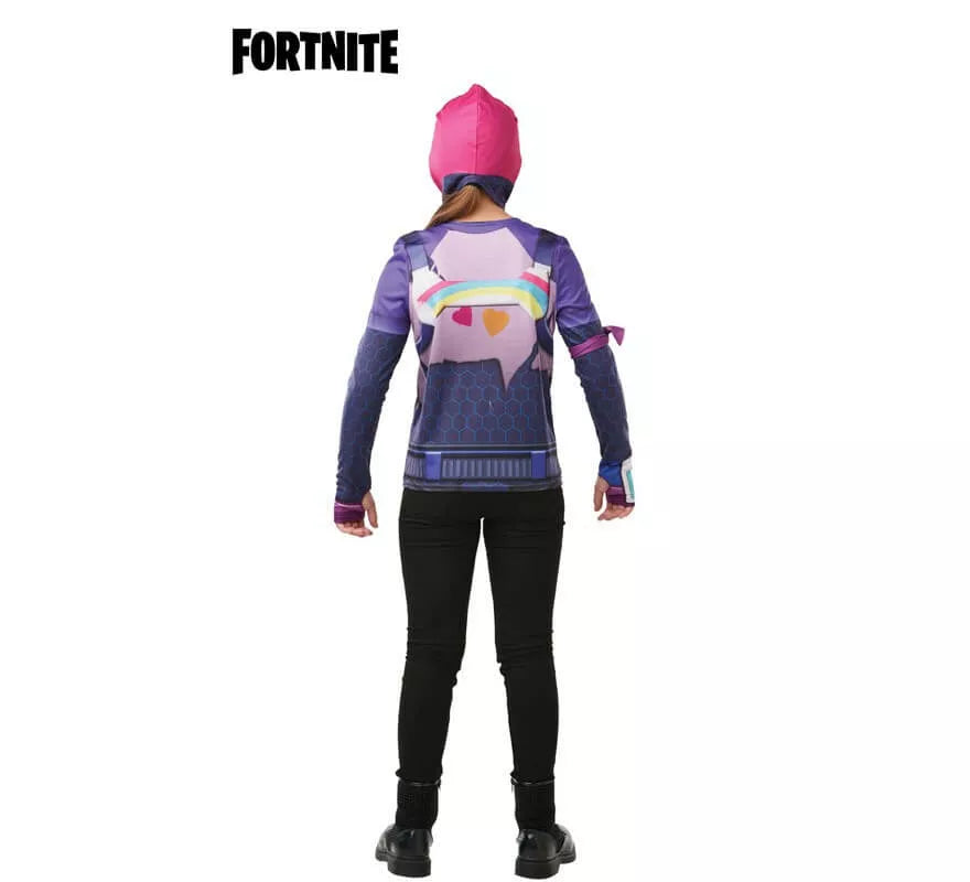 Translation missing: en.Camiseta Disfraz con Capucha Brite Bomber Fortnite para niña y adolescente
