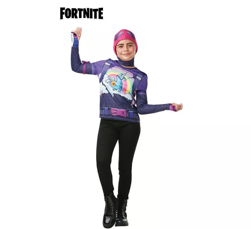 Translation missing: en.Camiseta Disfraz con Capucha Brite Bomber Fortnite para niña y adolescente