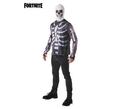 Camiseta Disfraz con Capucha Skull Trooper Fortnite para hombre