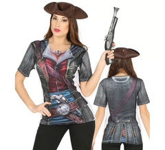 T-shirt de Fato de Corsair para mulher