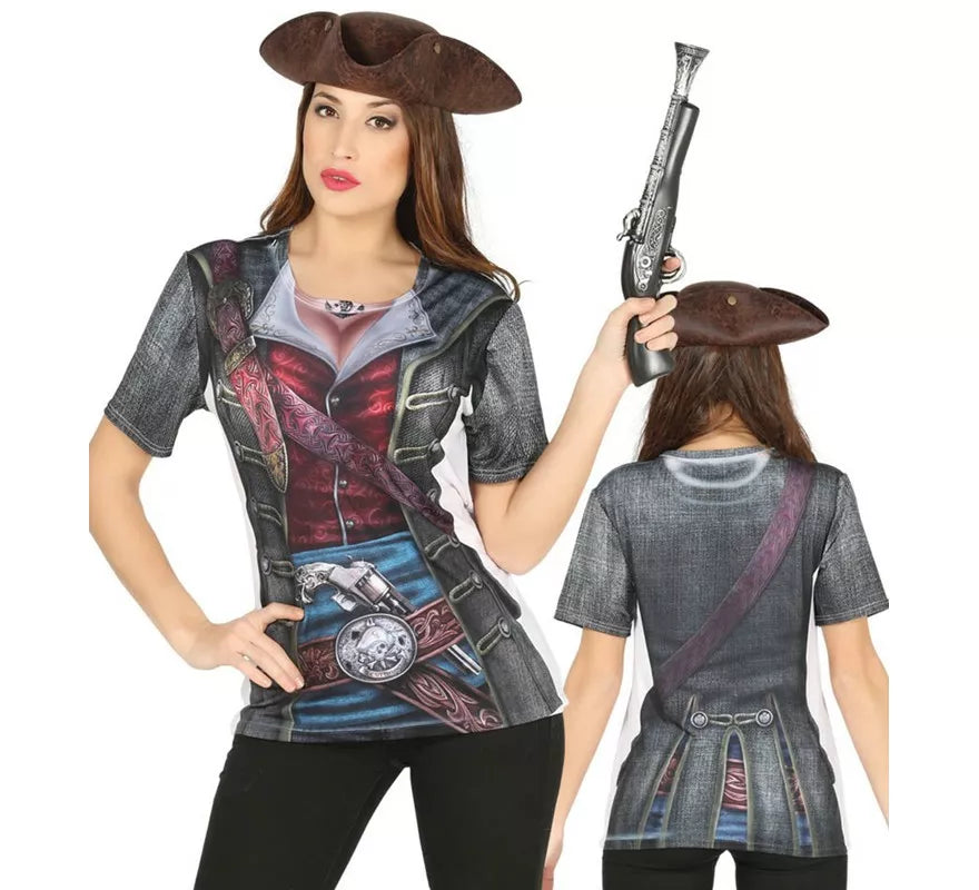 Translation missing: en.Camiseta disfraz de Corsaria para mujer