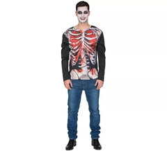 Zombie Skeleton Costume T-shirt for men