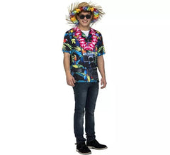 Hawaiian costume t-shirt for men