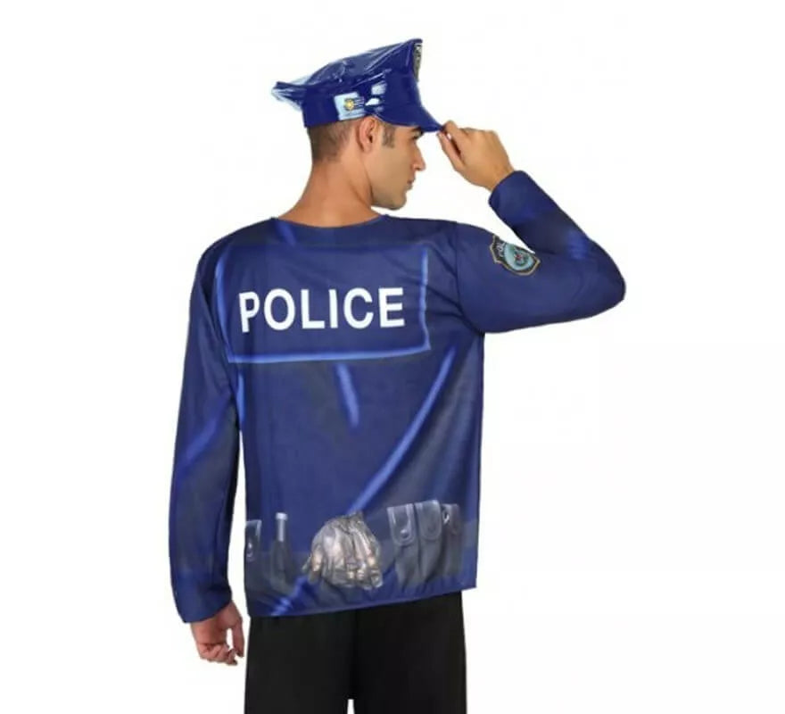 Translation missing: en.Camiseta disfraz de Policía para hombre