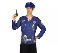 Police costume t-shirt for men