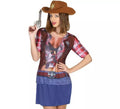 Camiseta Disfraz de Vaquera para mujer