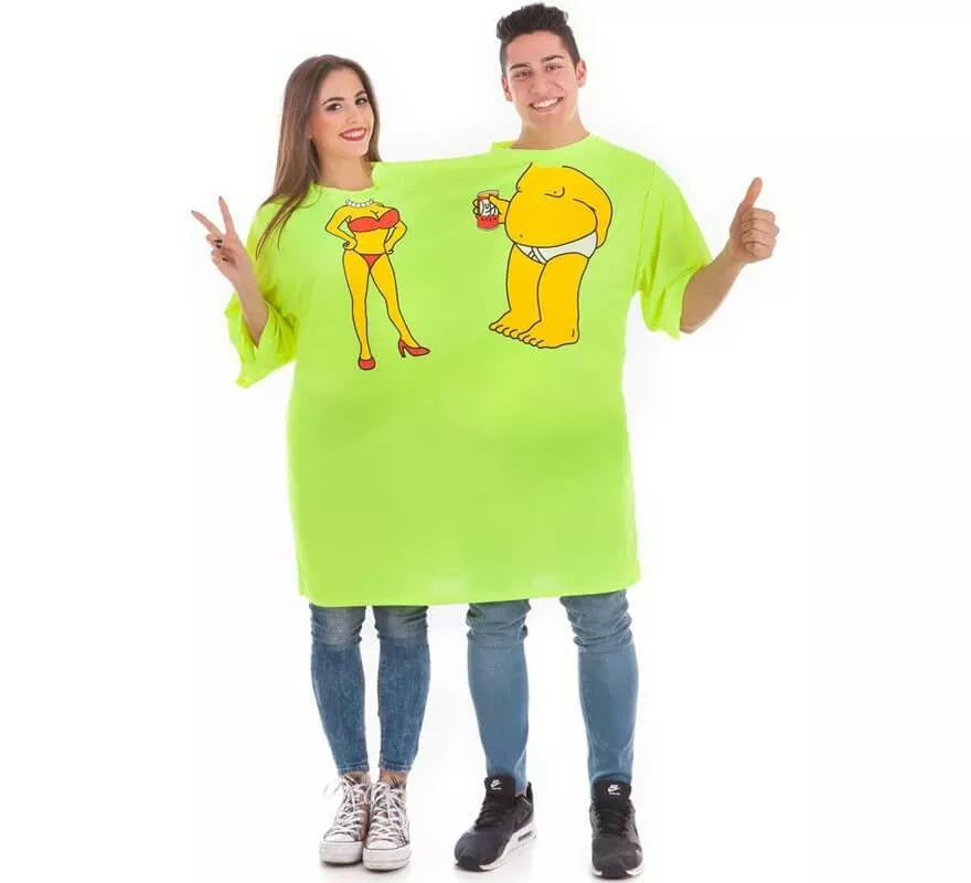 Translation missing: en.Camiseta Disfraz Doble Cerveza para adultos