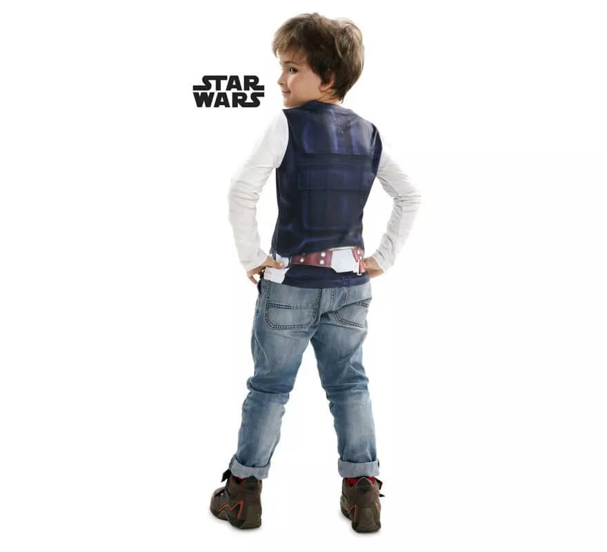 Translation missing: en.Camiseta disfraz Han Solo de Star Wars para niño