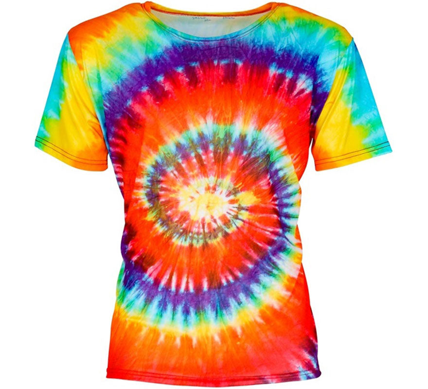 Camiseta Hippie Tie-Dye para adultos