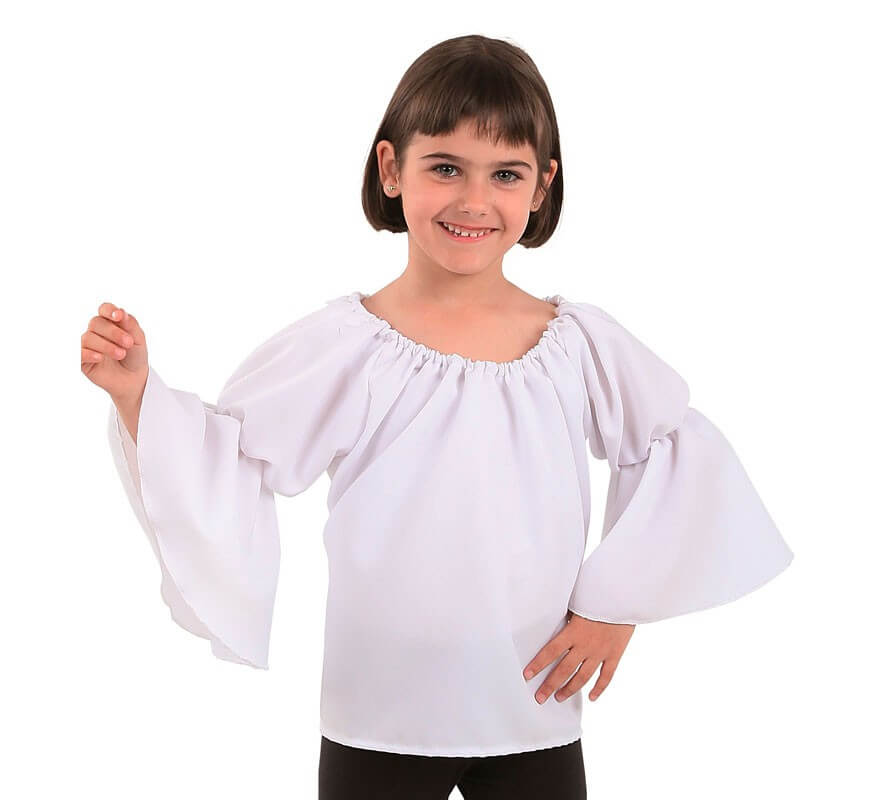Translation missing: en.Camiseta Medieval Blanca para niños