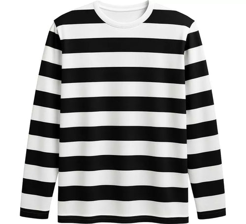 Camiseta Mimo o Preso a Rayas blancas y negras para mujer