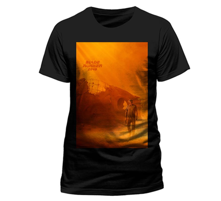 Camiseta Poster Blade Runner 2049 Negra talla M