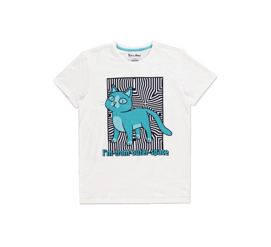 Camiseta Rick & Morty Gato Espacial
