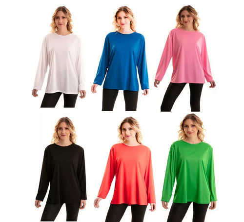 Camiseta talla única mujer en varios colores