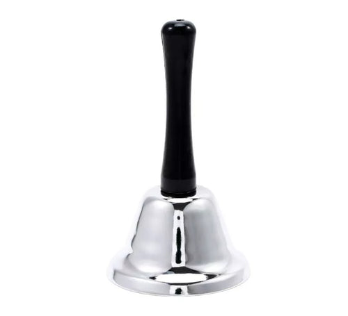 Campana de Mano Plateado de 7,5 cm