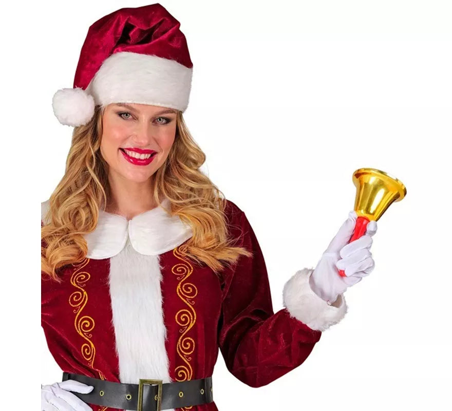 Campana de Papá Noel de 15 cm