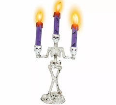 Skeleton Candlestick with Light 35 cm