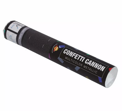 Cañón Confetti Kabuki Metálico Multicolor de 30 cm