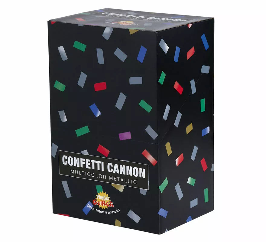 Cañón Confetti Kabuki Metálico Multicolor de 30 cm