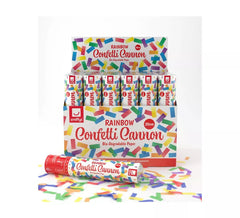 Biodegradable Multicolor Rainbow Kabuki Confetti Cannon 20 cm (1 unit