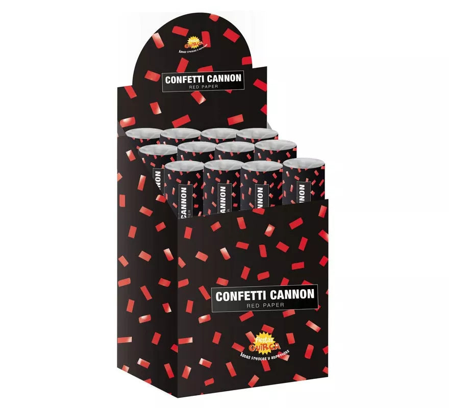 Cañón Kabuki Confetti de Papel de 40 cm en varios colores