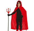 Capa con Capucha Roja Terciopelo para niños 100 cm