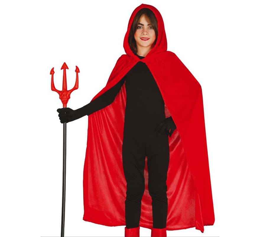 Translation missing: en.Capa con Capucha Roja Terciopelo para niños 100 cm