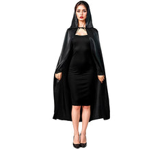 Satin Cape with Hood 120 cm in assorted colours