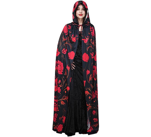 Capa de Catrina con Capucha de 185 cm