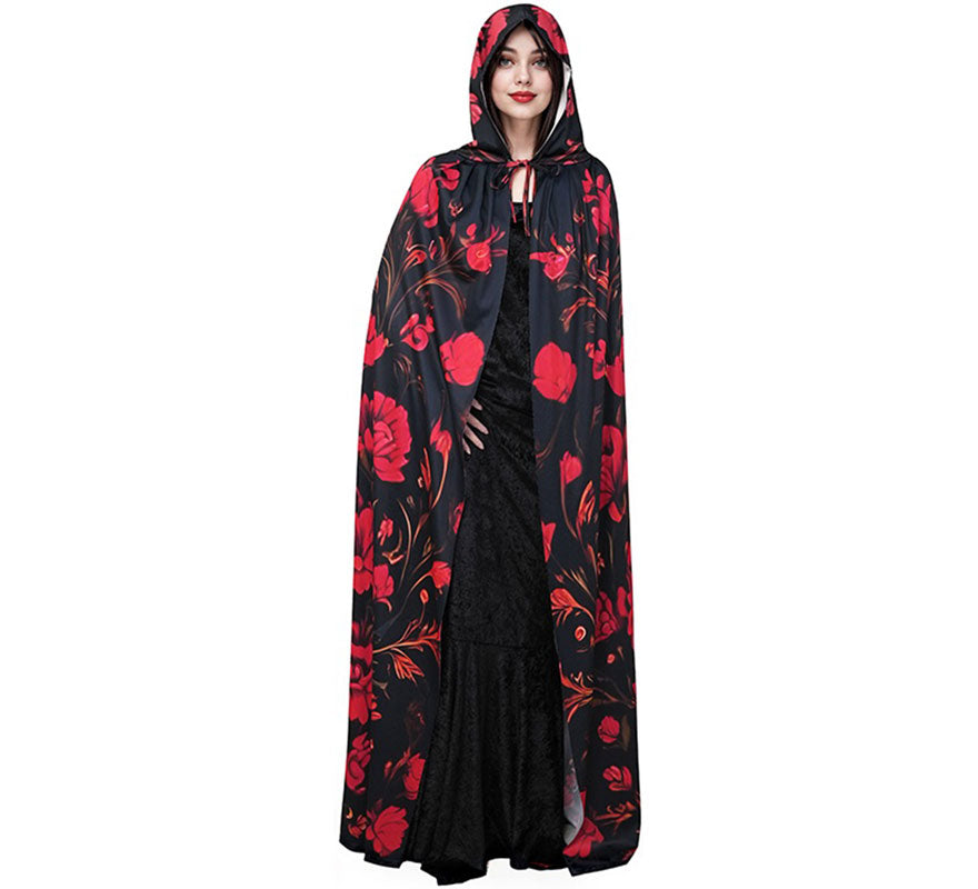 Capa de Catrina con Capucha de 185 cm