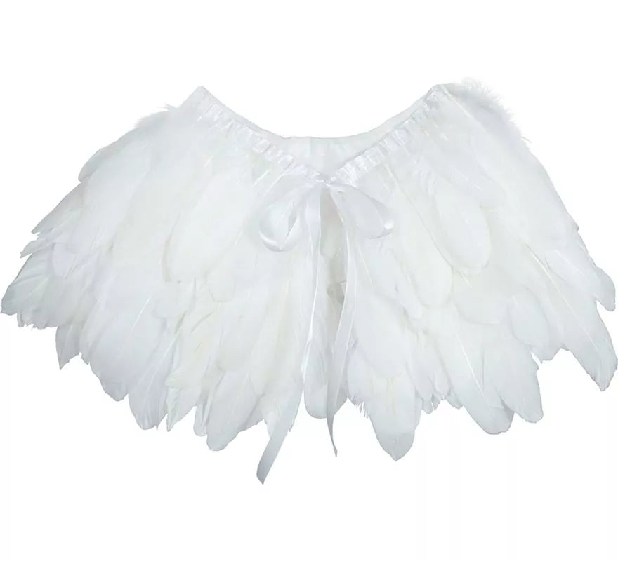 Capa de Plumas blancas de 30x90 cm