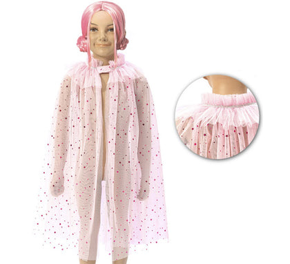 Capa de Princesa Rosa con Transpariencias