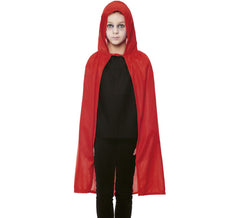 Knitted Cape with Hood for Children 90 cm in assorted colours