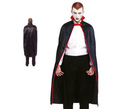 Vampire cape with red collar 140 cm