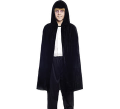 Velvet Cape with Hood for Children 90 cm in assorted colours