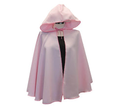 Short Pink Medieval Cape for adults